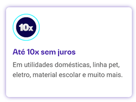 Até 10x sem juros
