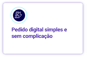 Pedido digital simples e sem complicação